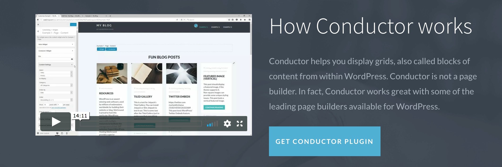 Conductor Page Builder
