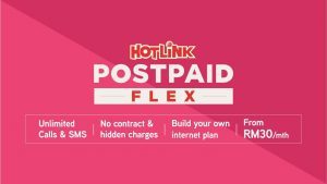 maxis melancarkan hotlink postpaid flex disertakan dengan telefon pintar