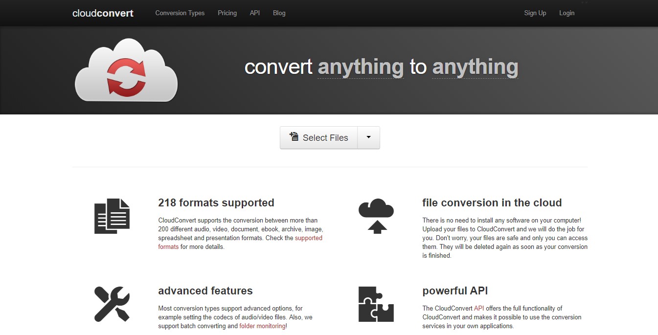 cloudconvert premium online file converter